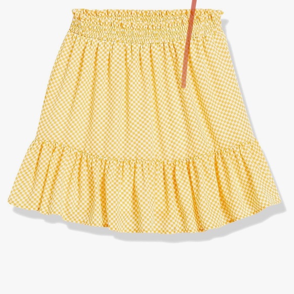 Amazon Brand- Wild Meadow Women's Smocked Waist Ruffle Hem Mini Skirt - Picture 3 of 3